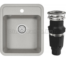 Комплект Мойка Granula Standart 4202, базальт + Измельчитель Bone Crusher BC 610-AS