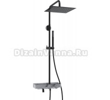 Душевая стойка Wasserkraft Abens 2000 A114.162.217.CB Thermo с термостатом, черная