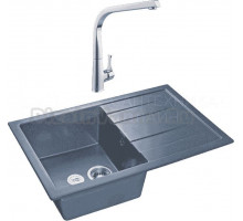 Комплект Мойка GranFest Quadro GF-Q780L графит + Смеситель MEGA Mega MG-SUN03