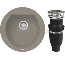 Комплект Мойка Longran Amanda AMG510 - 54 truffle + Измельчитель Bone Crusher BC 610-AS