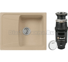 Комплект Мойка Longran Classic CLS615.500 - 08 colorado + Измельчитель Bort Master Eco Control