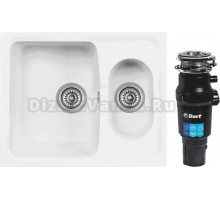 Комплект Мойка Longran Classic CLS615.500 15 - 07 alpina + Измельчитель Bort Titan 7000