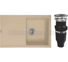 Комплект Мойка Longran Classic CLS780.500 - 08 colorado + Измельчитель Bone Crusher BC 610-AS