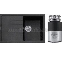 Комплект Мойка Longran Classic CLS780.500 - 40 lava + Измельчитель Status Premium 100