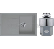 Комплект Мойка Longran Classic CLS780.500 - 49 croma + Измельчитель Status Premium 300