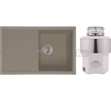 Комплект Мойка Longran Classic CLS780.500 - 54 truffle + Измельчитель Status Premium 350