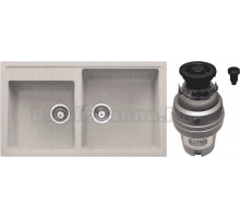 Комплект Мойка Longran Classic CLS860.500 20 - 38 terra + Измельчитель Zorg ZR-75 D GRAFIT