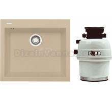 Комплект Мойка Longran Cube CUG560.500 - 08 colorado + Измельчитель Emar ATC-WZB390A