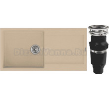 Комплект Мойка Longran Enigma ENG1000.500 - 08 colorado + Измельчитель Bone Crusher BC 610-AS