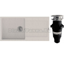 Комплект Мойка Longran Enigma ENG1000.500 - 38 terra + Измельчитель Bone Crusher BC 810-SL Slim Line