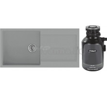 Комплект Мойка Longran Enigma ENG1000.500 - 49 сroma + Измельчитель Bort Alligator 93410754