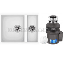 Комплект Мойка Longran Enigma ENG555.460 15 - 07 alpina + Измельчитель Bort Titan 9000