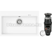 Комплект Мойка Longran Geos GES780.500 - 07 alpina + Измельчитель Bort Master Eco Control