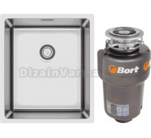 Комплект Мойка Longran Techno TEB340.400 -GT10P + Измельчитель Bort Titan Max Power FullControl