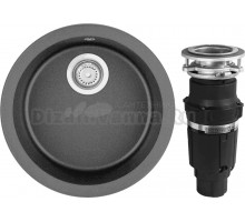 Комплект Мойка Longran Ultra ULS460 - 40 lava + Измельчитель Bone Crusher BC 610-AS