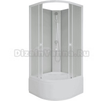 Душевая кабина Niagara Promo P90/40/MT/BK 90х90 см, без крыши