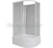 Душевая кабина Niagara Promo P90/80/40L/MT/BK 90х80 см, без крыши, L