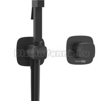 Гигиенический душ Wasserkraft Nuthe A9151.327.241.212 со смесителем, С ВНУТРЕННЕЙ ЧАСТЬЮ, черный