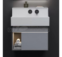 Тумба под раковину без столешницы KERAMA MARAZZI Logica M 65 серая