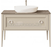 Тумба под раковину без столешницы KERAMA MARAZZI Plaza Classic PL.CN.120.1+1\\CAP.M Neo 120 капучино матовый