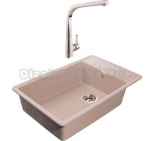 Комплект Мойка GranFest Quarz Z 51 песок + Смеситель MEGA Mega MG-SUN03