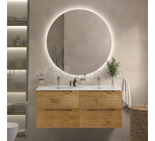 Мебель для ванной комнаты BelBagno Etna 120 для двоих, rovere nature, раковина BB-8099-120-2