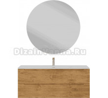 Мебель для ванной комнаты BelBagno Etna 120 rovere nature, раковина BB-8099-120