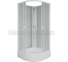Душевая кабина Niagara Promo P100/26/MT/BK 100x100 см, без крыши