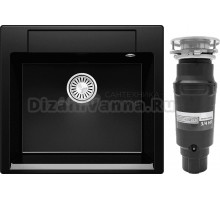 Комплект Мойка Polygran Argo 560 космос + Измельчитель Bone Crusher BC 910-SL-Slim Line