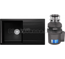 Комплект Мойка Polygran Gals 860 космос + Измельчитель Bort Titan Extra