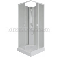 Душевая кабина Niagara Promo P90/13Q/MT/BK 90x90, без крыши