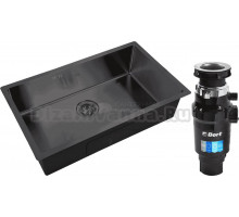 Комплект Мойка Steel Hammer SH 7444 GRAFIT графит + Измельчитель Bort Master Eco 91275752