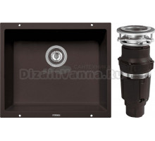 Комплект Мойка Zigmund & Shtain Integra 500 швейцарский шоколад + Измельчитель Bone Crusher BC 610-AS