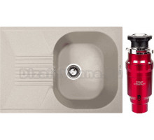 Комплект Мойка Zigmund & Shtain Klassisch 695 осенняя трава + Измельчитель Emar ATC-WZB390A Compact