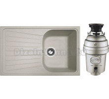 Комплект Мойка Zigmund & Shtain Klassisch 790 осенняя трава + Измельчитель Zorg Inox D ZR-56 D