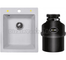 Комплект Мойка Zigmund & Shtain Platz 425 млечный путь + Измельчитель Emar ATC-KZ560A