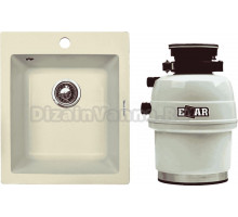 Комплект Мойка Zigmund & Shtain Platz 425 молодое шампанское + Измельчитель Emar ATC-WZB390A