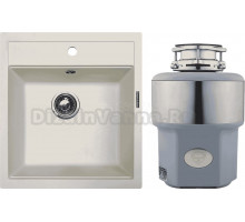 Комплект Мойка Zigmund & Shtain Platz 465 индийская ваниль + Измельчитель Status Premium 300