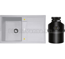 Комплект Мойка Zigmund & Shtain Rechteck 780 млечный путь + Измельчитель Emar ATC-KZ560A