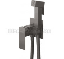 Гигиенический душ Cezares Slider SLIDER-DIF-GM С ВНУТРЕННЕЙ ЧАСТЬЮ, оружейная сталь