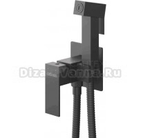 Гигиенический душ Cezares Slider SLIDER-DIF-NOP С ВНУТРЕННЕЙ ЧАСТЬЮ, матовый черный