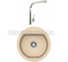 Комплект Мойка Schock Calypso 45 Cristadur аворио + Смеситель MEGA Mega MG-SUN03