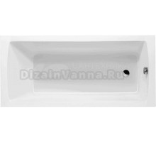 Акриловая ванна Excellent Aquaria 150x70 см, пристенная, белая, на ножках