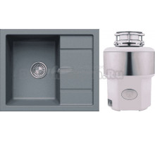 Комплект Мойка Tolero Classic R-107 грей + Измельчитель Status Premium 350