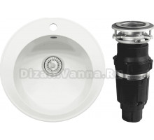 Комплект Мойка Tolero Classic R-108 туман + Измельчитель Bone Crusher BC 610-AS