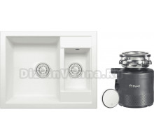 Комплект Мойка Tolero Classic R-109 туман + Измельчитель Bort Alligator X