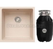 Комплект Мойка Tolero Classic R-128 саванна + Измельчитель Bone Crusher BC 810-AS