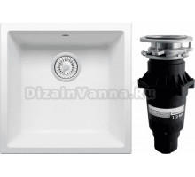 Комплект Мойка Tolero Classic R-128 туман + Измельчитель Bone Crusher BC 810-SL Slim Line