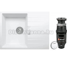 Комплект Мойка Tolero Loft TL-650 туман + Измельчитель Bort Master Eco Control