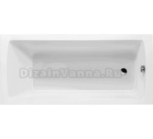 Акриловая ванна Excellent Aquaria 160x70 см, пристенная, белая, на ножках